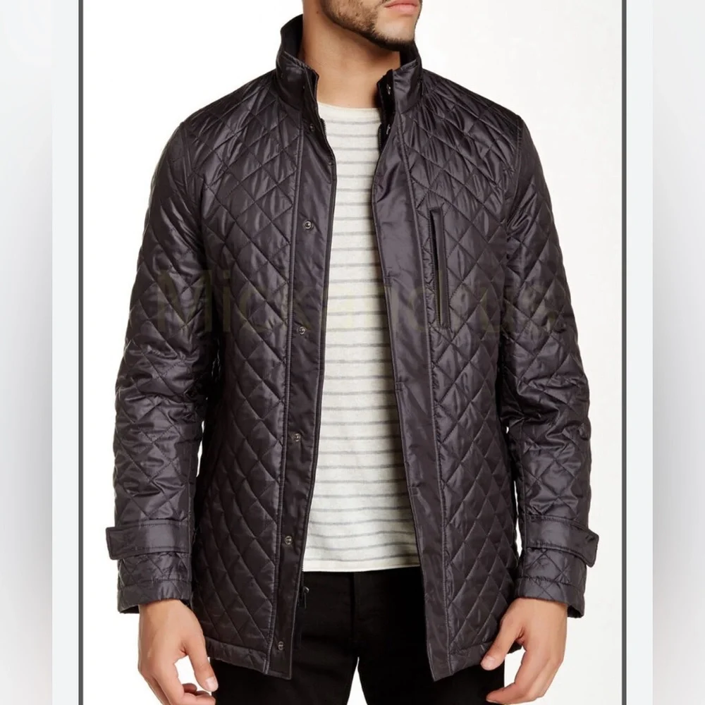 Men’s Lightweight Hooded Quilted Parka Jacket by Cardinal of Canada - Picture 2 of 16